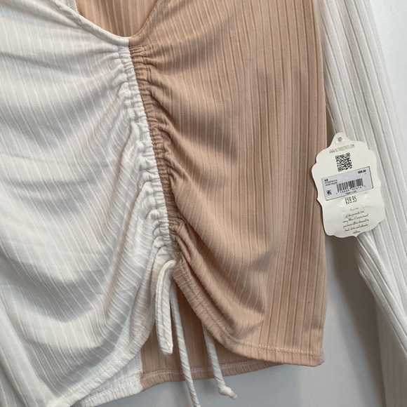 Altar’d State Ivory & Nude Top - Picture 2 of 5